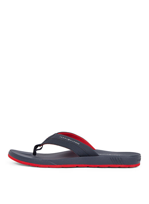 Tommy Hilfiger Lacivert Erkek Plaj Terliği MOLDED HILFIGER BEACH SANDAL - Görsel 3
