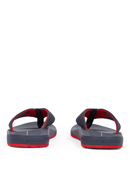 Tommy Hilfiger Lacivert Erkek Plaj Terliği MOLDED HILFIGER BEACH SANDAL - Görsel 6