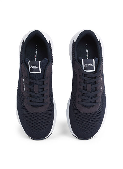 Tommy Hilfiger Lacivert Erkek Sneaker LIGHTWEIGHT RWB KNIT - Görsel 5