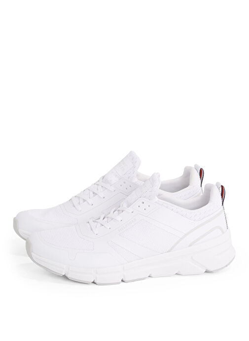 Tommy Hilfiger Beyaz Erkek Sneaker MODERN COMFORT RUN MIX - Görsel 4