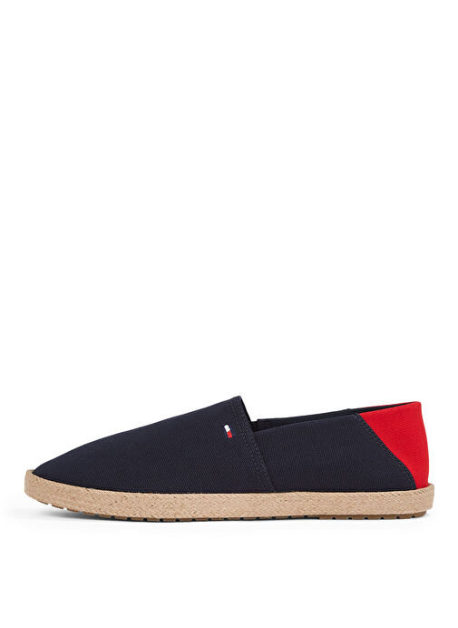 Tommy Hilfiger Lacivert Erkek Espadril HILFIGER ESPADRILLE CORE TEXTILE - Görsel 3