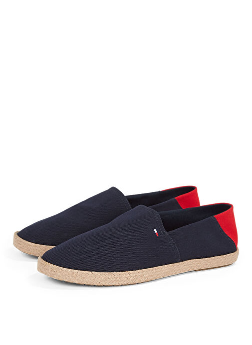 Tommy Hilfiger Lacivert Erkek Espadril HILFIGER ESPADRILLE CORE TEXTILE - Görsel 4