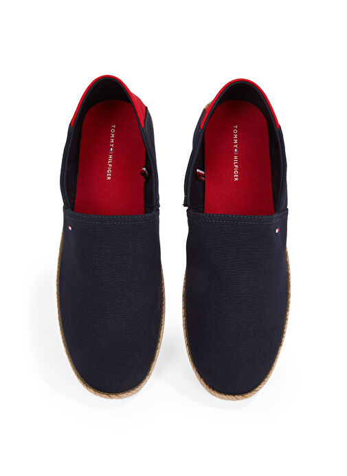 Tommy Hilfiger Lacivert Erkek Espadril HILFIGER ESPADRILLE CORE TEXTILE - Görsel 5