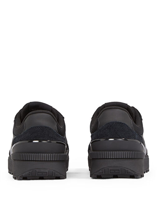 Tommy Hilfiger Siyah Erkek Süet Sneaker TJM TECHNICAL RUNNER ESS - Görsel 6