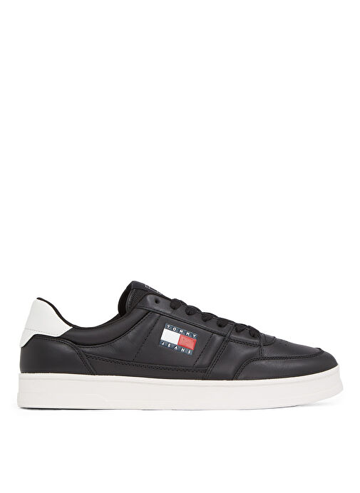 Tommy Hilfiger Siyah Erkek Deri Sneaker TJM THE GREENWICH NEW ESS - Görsel 2
