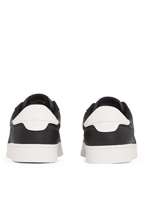 Tommy Hilfiger Siyah Erkek Deri Sneaker TJM THE GREENWICH NEW ESS - Görsel 6
