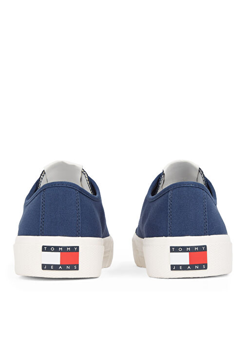 Tommy Hilfiger Lacivert Erkek Sneaker TJM LACE UP CANVAS COLOR - Görsel 6