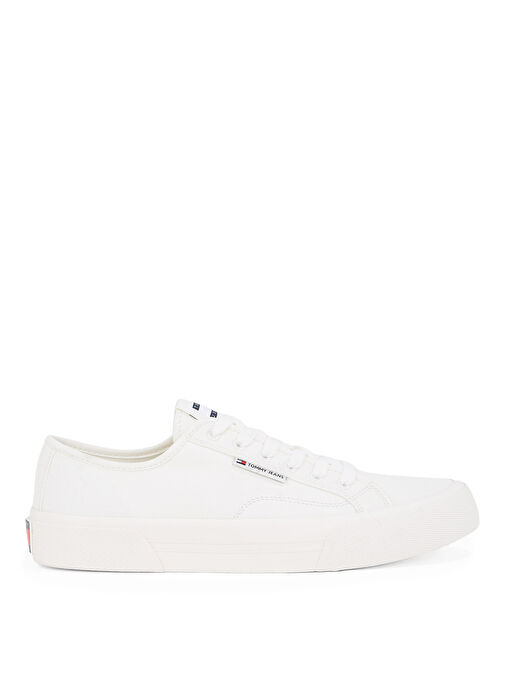 Tommy Hilfiger Beyaz Erkek Sneaker TJM LACE UP CANVAS COLOR - Görsel 2