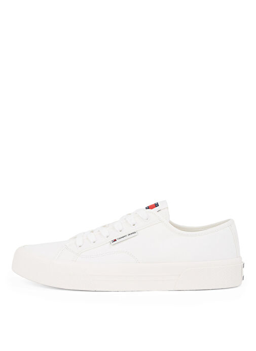 Tommy Hilfiger Beyaz Erkek Sneaker TJM LACE UP CANVAS COLOR - Görsel 3