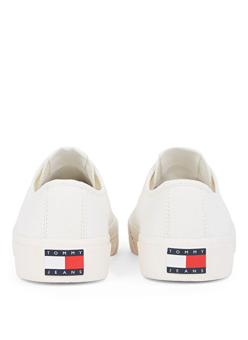 Tommy Hilfiger Beyaz Erkek Sneaker TJM LACE UP CANVAS COLOR - Görsel 6