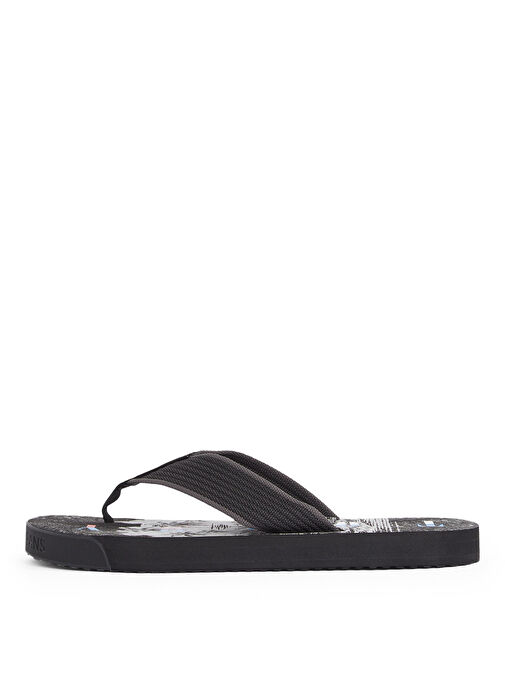 Tommy Hilfiger Siyah Erkek Plaj Terliği TJM ELEVATED BEACH SANDAL - Görsel 3