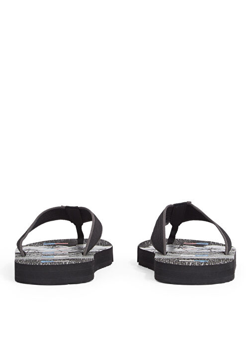 Tommy Hilfiger Siyah Erkek Plaj Terliği TJM ELEVATED BEACH SANDAL - Görsel 6