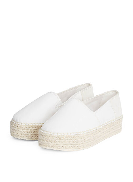 Calvin Klein Beyaz Kadın Espadril YW0YW01736 - Görsel 4
