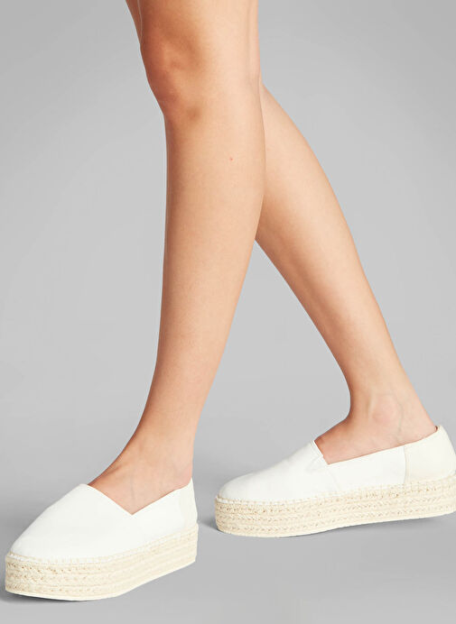 Calvin Klein Beyaz Kadın Espadril YW0YW01736 - Görsel 7