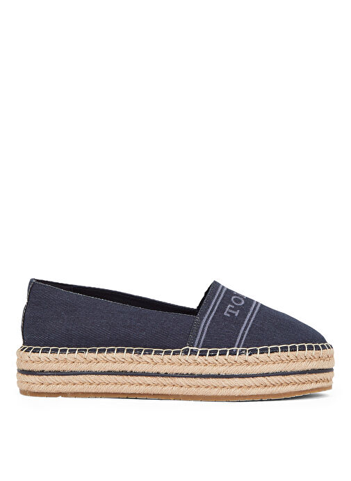 Tommy Hilfiger Lacivert Kadın Espadril FW0FW08543 - Görsel 2