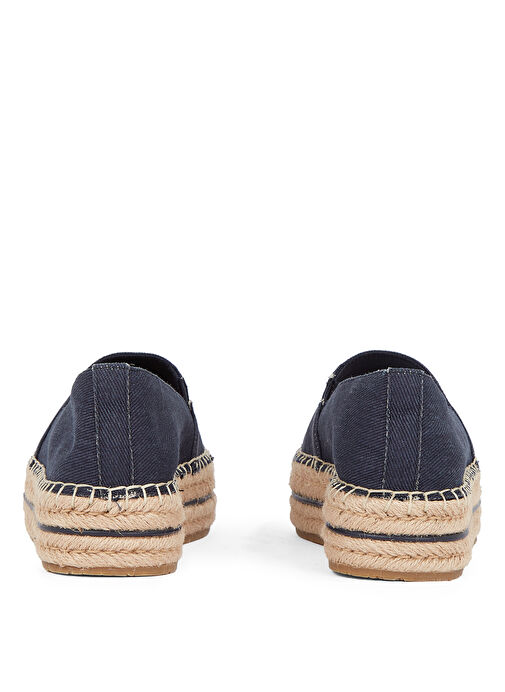 Tommy Hilfiger Lacivert Kadın Espadril FW0FW08543 - Görsel 6