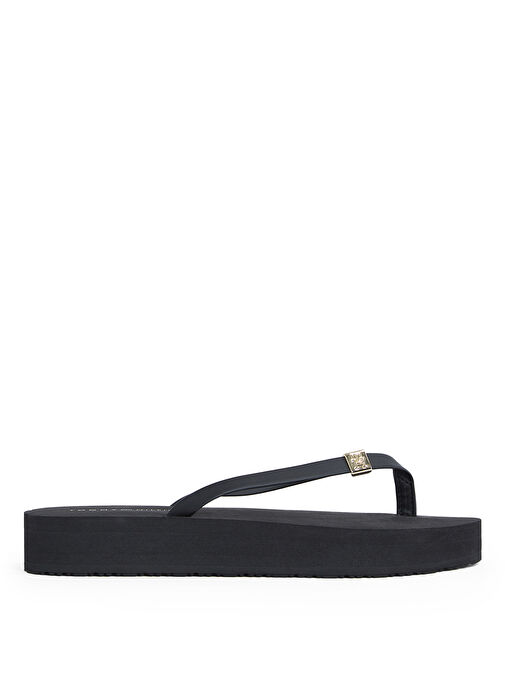 Tommy Hilfiger Siyah Kadın Plaj Terliği FW0FW08523 - Görsel 2