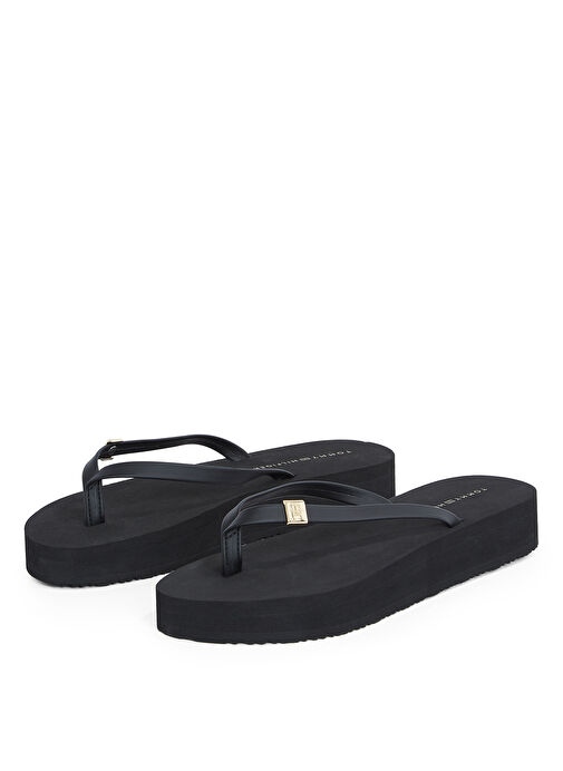 Tommy Hilfiger Siyah Kadın Plaj Terliği FW0FW08523 - Görsel 4