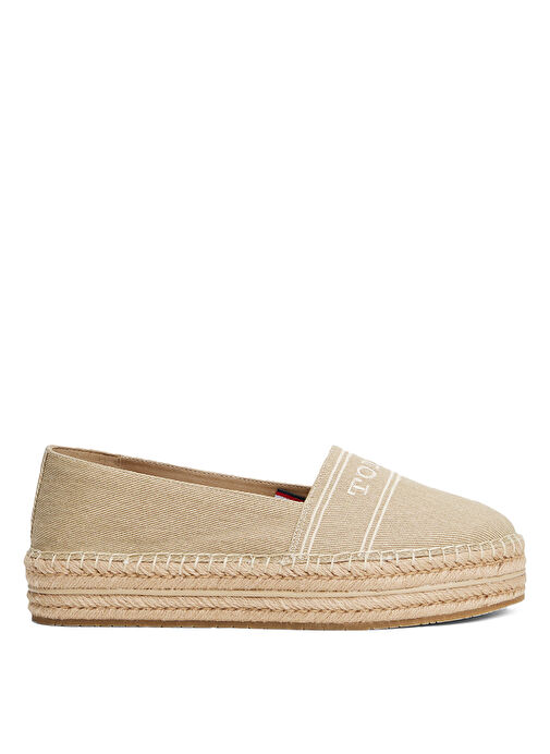 Tommy Hilfiger Bej Kadın Espadril FW0FW08543 - Görsel 2