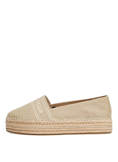 Tommy Hilfiger Bej Kadın Espadril FW0FW08543 - Görsel 3