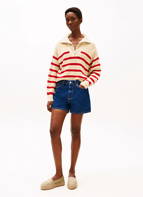 Tommy Hilfiger Bej Kadın Espadril FW0FW08543 - Görsel 8