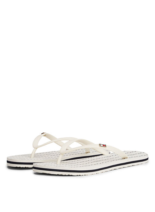 Tommy Hilfiger Beyaz Kadın Plaj Terliği FW0FW08518 - Görsel 3