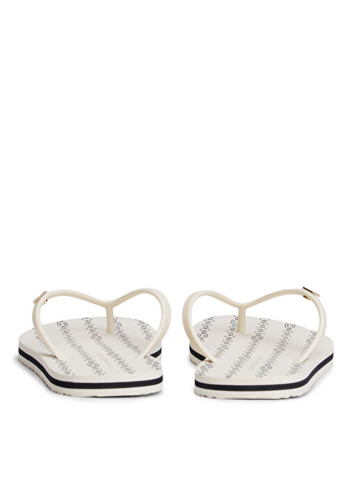 Tommy Hilfiger Beyaz Kadın Plaj Terliği FW0FW08518 - Görsel 7