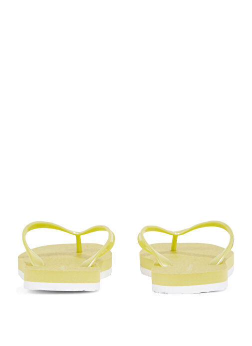 Calvin Klein Sarı Kadın Plaj Terliği YW0YW01720 - Görsel 6