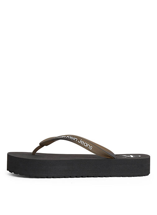 Calvin Klein Siyah Kadın Plaj Terliği YW0YW01830 - Görsel 3