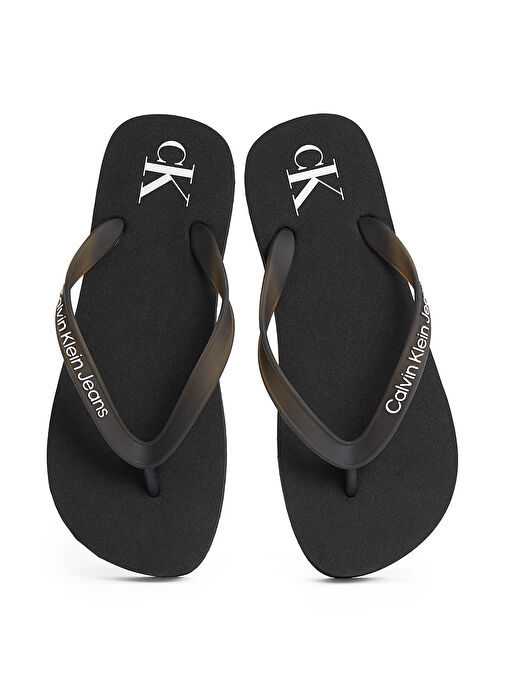Calvin Klein Siyah Kadın Plaj Terliği YW0YW01830 - Görsel 5