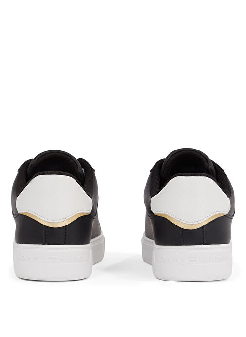 Tommy Hilfiger Tommy Hilfiger Siyah Kadın Deri Sneaker FW0FW08320 | Boyner Siyah - 6. görsel