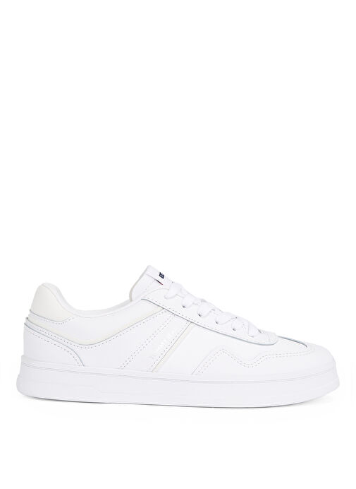 Tommy Hilfiger Beyaz Kadın Deri Sneaker EN0EN02794 - Görsel 2