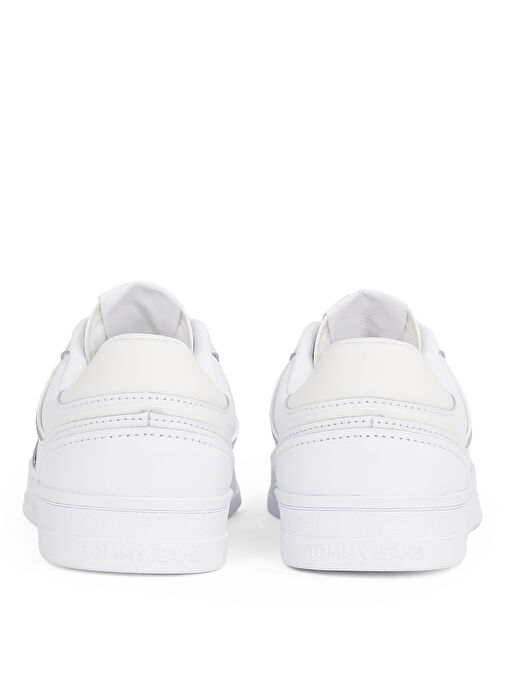 Tommy Hilfiger Beyaz Kadın Deri Sneaker EN0EN02794 - Görsel 6