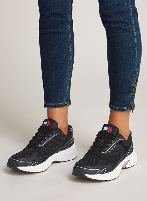 Tommy Hilfiger Siyah Kadın Sneaker EN0EN02674 - Görsel 7