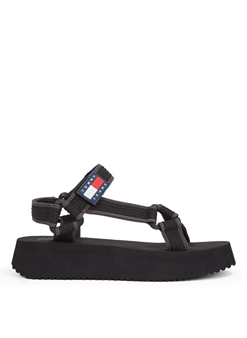 Tommy Hilfiger Siyah Kadın Sandalet EN0EN02747 - Görsel 2