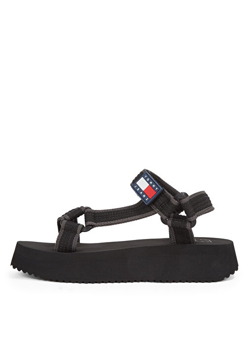 Tommy Hilfiger Siyah Kadın Sandalet EN0EN02747 - Görsel 3