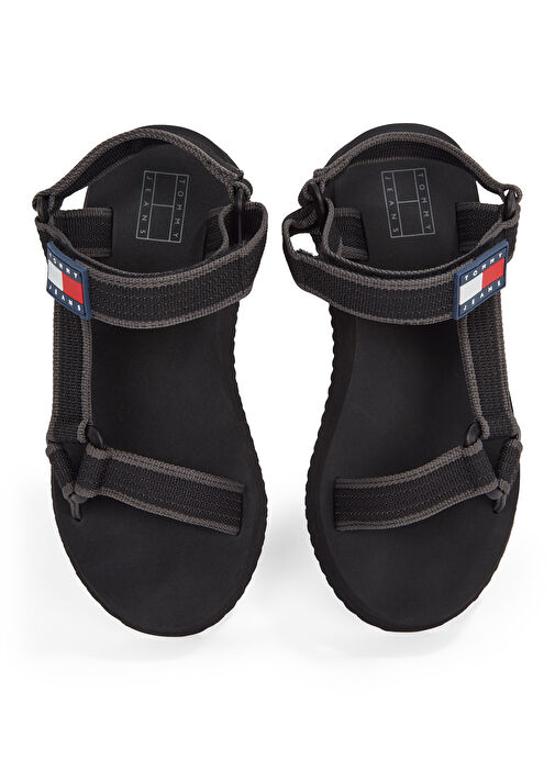 Tommy Hilfiger Siyah Kadın Sandalet EN0EN02747 - Görsel 5