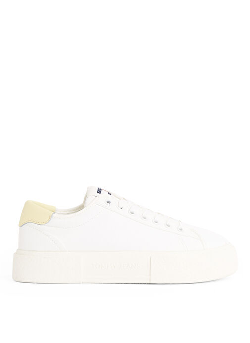 Tommy Hilfiger Ekru Kadın Sneaker EN0EN02792 - Görsel 2