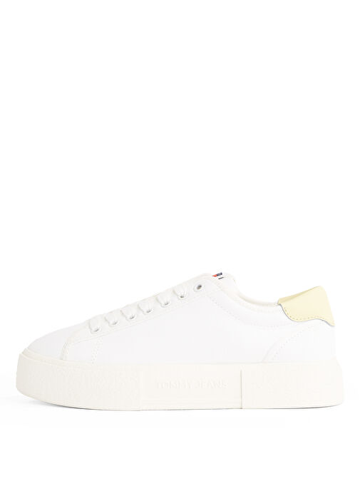 Tommy Hilfiger Ekru Kadın Sneaker EN0EN02792 - Görsel 3