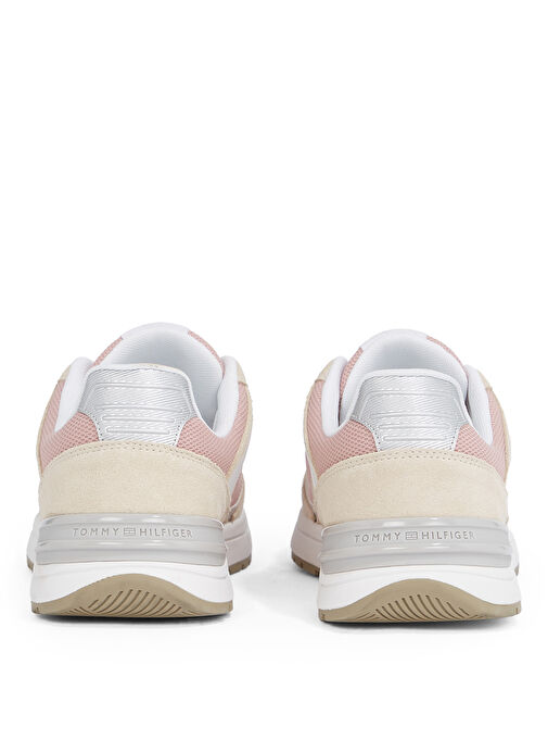 Tommy Hilfiger Bej - Pembe Kadın Sneaker FW0FW08324 - Görsel 6