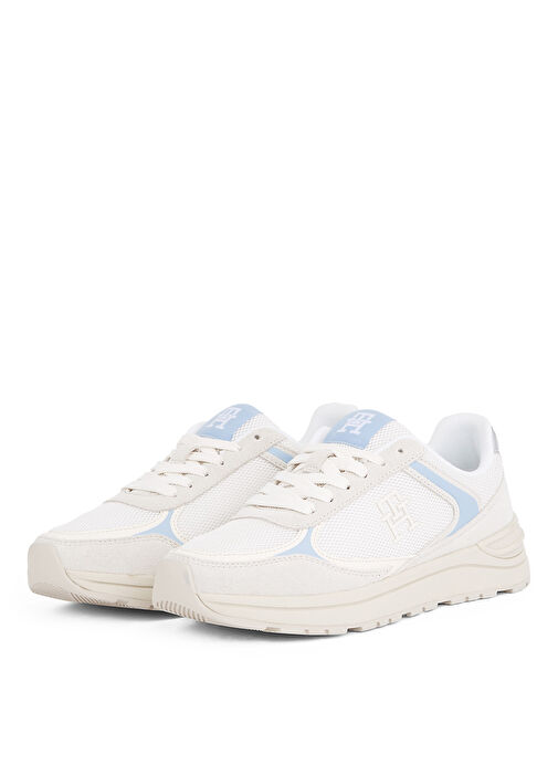 Tommy Hilfiger Kırık Beyaz Kadın Sneaker FW0FW08324 - Görsel 3