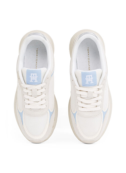 Tommy Hilfiger Kırık Beyaz Kadın Sneaker FW0FW08324 - Görsel 4