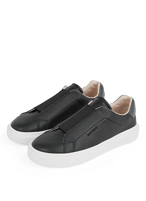 Calvin Klein Siyah Kadın Deri Sneaker HW0HW02289 - Görsel 3