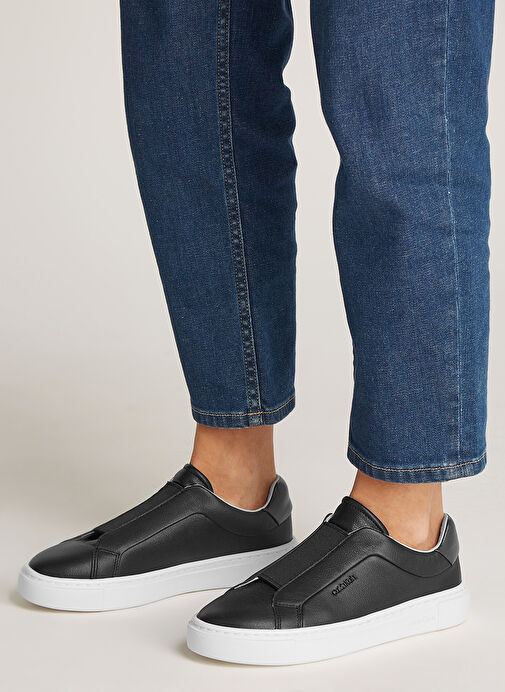 Calvin Klein Siyah Kadın Deri Sneaker HW0HW02289 - Görsel 7