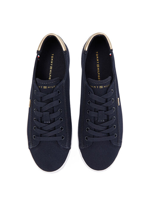 Tommy Hilfiger Lacivert Kadın Sneaker FW0FW08647 - Görsel 5