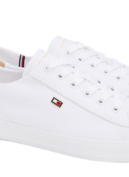 Tommy Hilfiger Beyaz Kadın Sneaker FW0FW08647 - Görsel 6