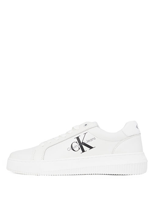Calvin Klein Beyaz Kadın Deri Sneaker YW0YW00823 - Görsel 5