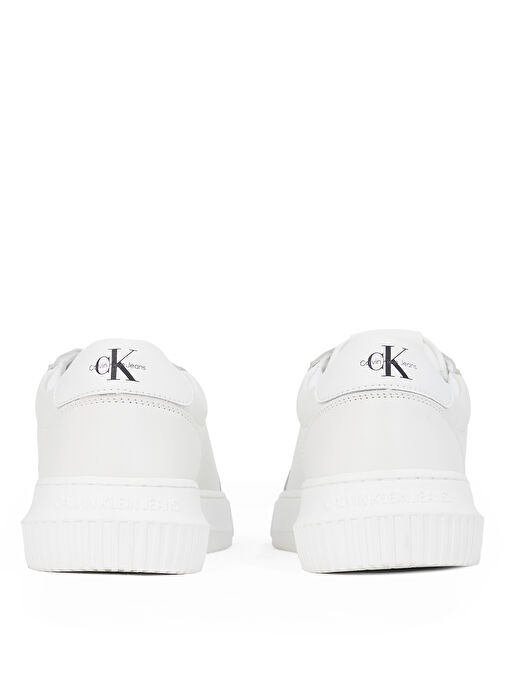 Calvin Klein Beyaz Kadın Deri Sneaker YW0YW00823 - Görsel 6