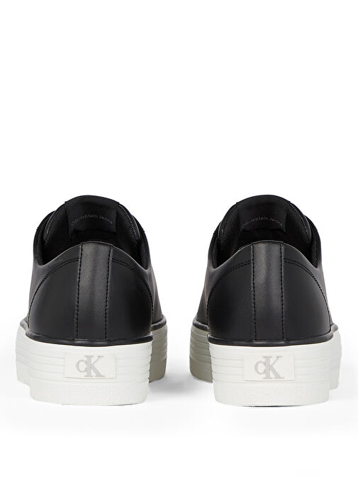 Calvin Klein Siyah Kadın Deri Sneaker YW0YW01633 - Görsel 6