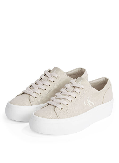 Calvin Klein Bej Kadın Sneaker YW0YW01763 - Görsel 4